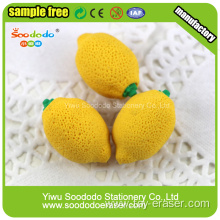 lemon eraser fancy design as stationery